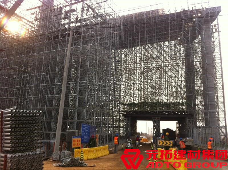 盤扣架數(shù)量計(jì)算難不難，盤扣一噸可以搭多少平？